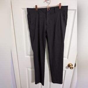 Twillory Mens Pants Gray Performance Fabric Straight Golf Size 32x32